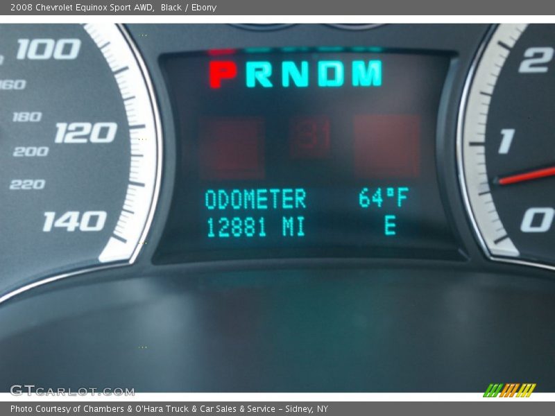 Black / Ebony 2008 Chevrolet Equinox Sport AWD