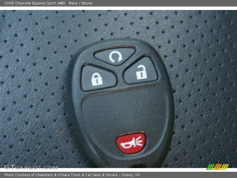 Keys of 2008 Equinox Sport AWD