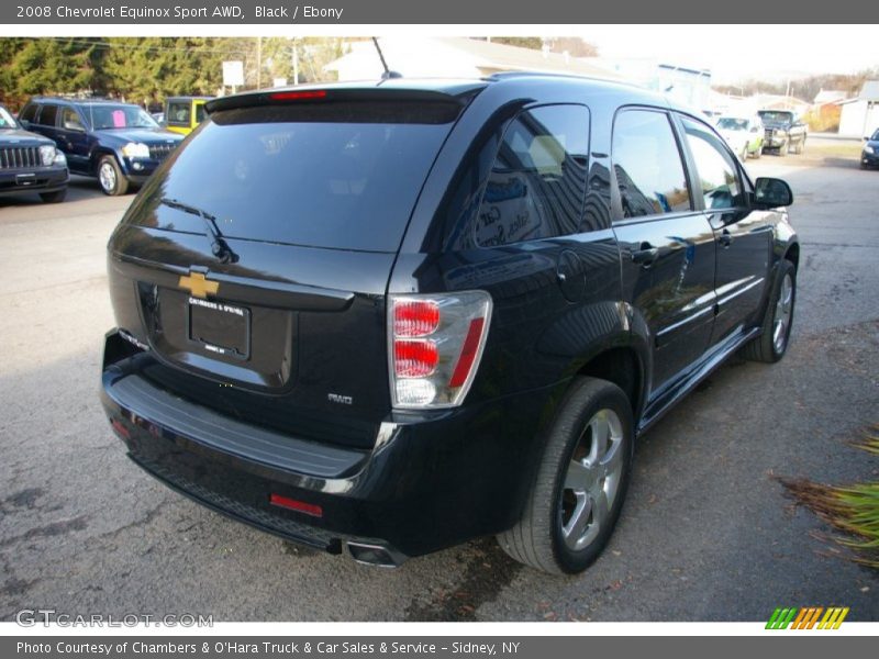 Black / Ebony 2008 Chevrolet Equinox Sport AWD