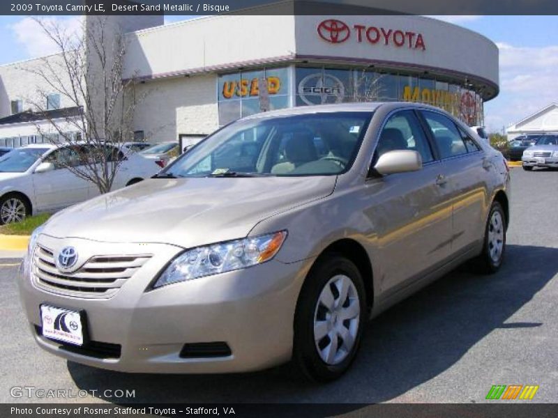 Desert Sand Metallic / Bisque 2009 Toyota Camry LE