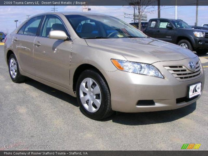 Desert Sand Metallic / Bisque 2009 Toyota Camry LE