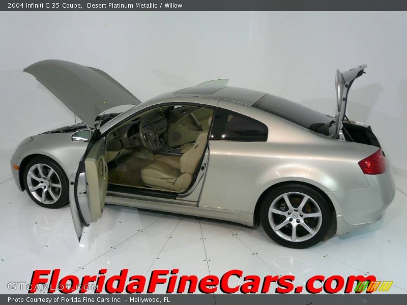 Desert Platinum Metallic / Willow 2004 Infiniti G 35 Coupe