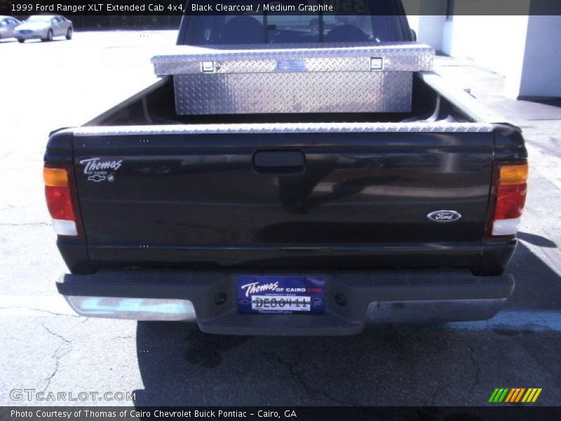 Black Clearcoat / Medium Graphite 1999 Ford Ranger XLT Extended Cab 4x4