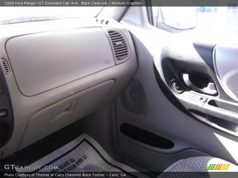 Black Clearcoat / Medium Graphite 1999 Ford Ranger XLT Extended Cab 4x4