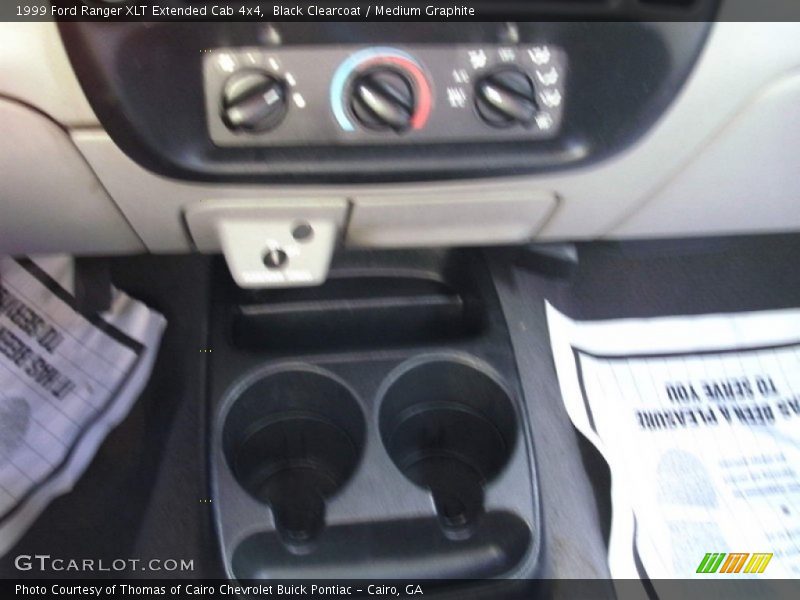 Black Clearcoat / Medium Graphite 1999 Ford Ranger XLT Extended Cab 4x4