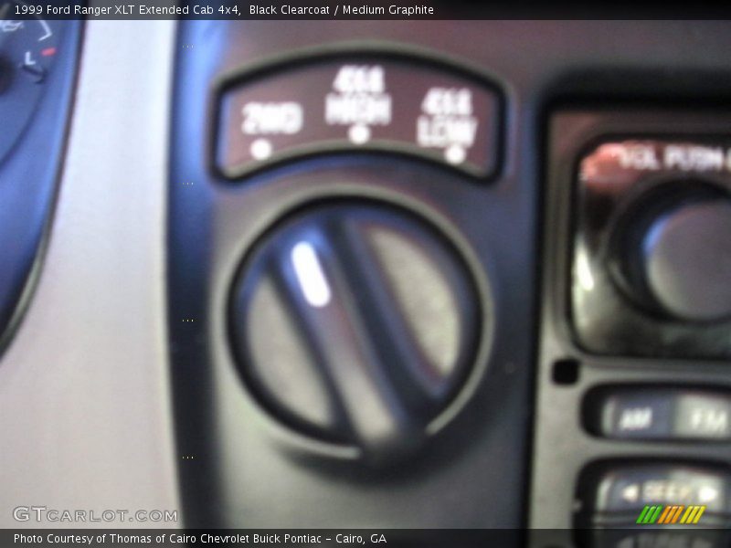 Black Clearcoat / Medium Graphite 1999 Ford Ranger XLT Extended Cab 4x4