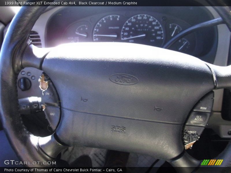 Black Clearcoat / Medium Graphite 1999 Ford Ranger XLT Extended Cab 4x4