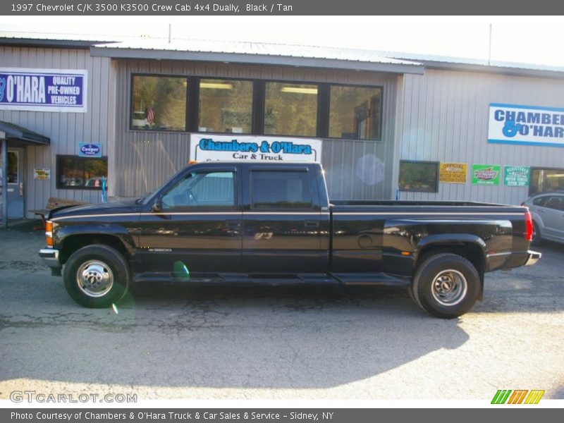 Black / Tan 1997 Chevrolet C/K 3500 K3500 Crew Cab 4x4 Dually