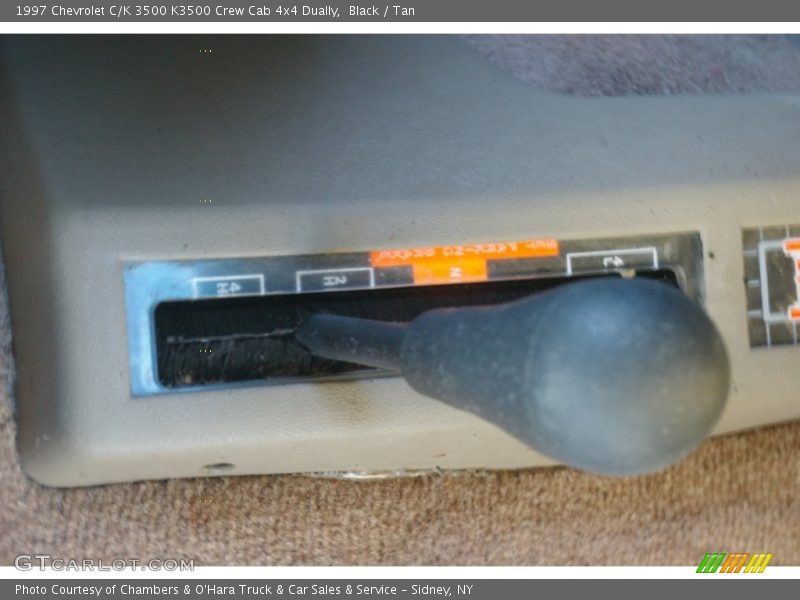 Black / Tan 1997 Chevrolet C/K 3500 K3500 Crew Cab 4x4 Dually
