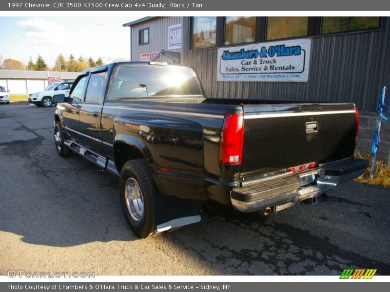 Black / Tan 1997 Chevrolet C/K 3500 K3500 Crew Cab 4x4 Dually