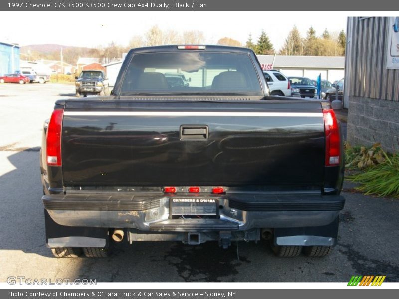 Black / Tan 1997 Chevrolet C/K 3500 K3500 Crew Cab 4x4 Dually