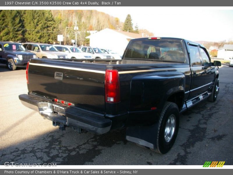 Black / Tan 1997 Chevrolet C/K 3500 K3500 Crew Cab 4x4 Dually