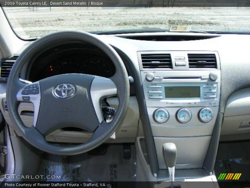 Desert Sand Metallic / Bisque 2009 Toyota Camry LE