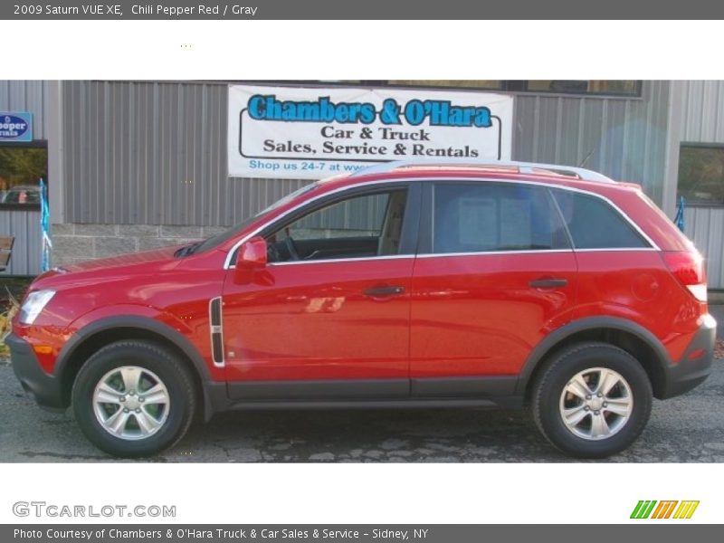 Chili Pepper Red / Gray 2009 Saturn VUE XE