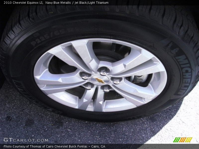 Navy Blue Metallic / Jet Black/Light Titanium 2010 Chevrolet Equinox LS