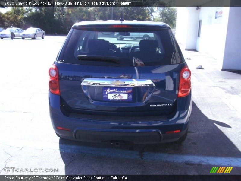 Navy Blue Metallic / Jet Black/Light Titanium 2010 Chevrolet Equinox LS