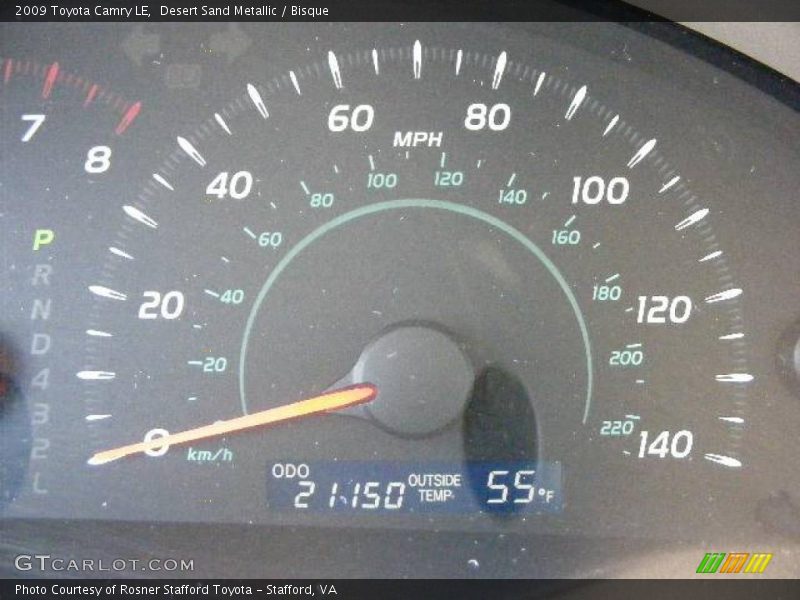 Desert Sand Metallic / Bisque 2009 Toyota Camry LE