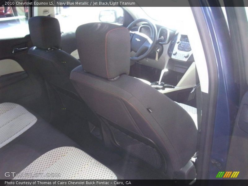 Navy Blue Metallic / Jet Black/Light Titanium 2010 Chevrolet Equinox LS