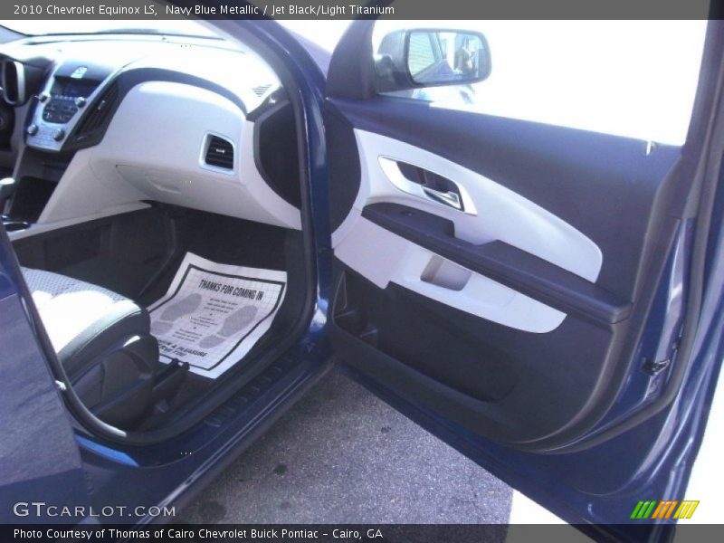 Navy Blue Metallic / Jet Black/Light Titanium 2010 Chevrolet Equinox LS
