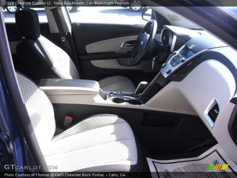 Navy Blue Metallic / Jet Black/Light Titanium 2010 Chevrolet Equinox LS