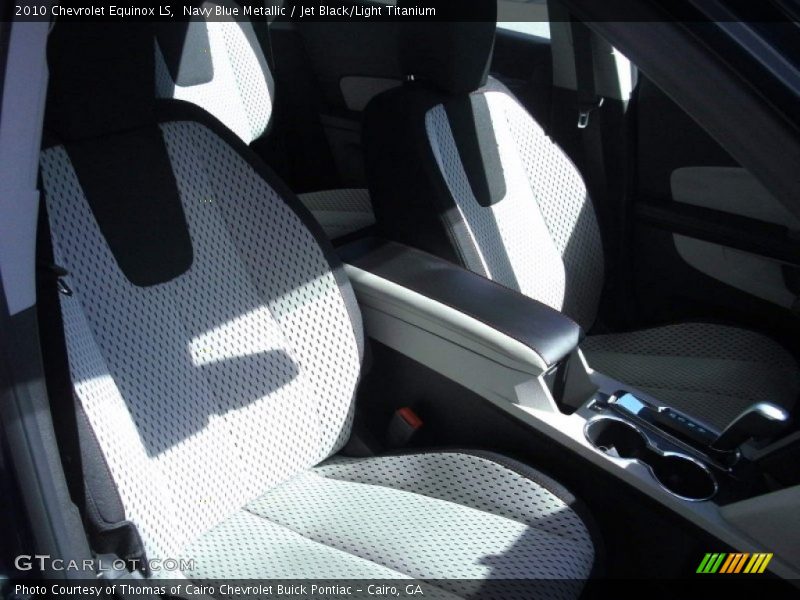 Navy Blue Metallic / Jet Black/Light Titanium 2010 Chevrolet Equinox LS