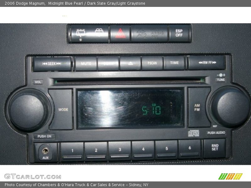 Midnight Blue Pearl / Dark Slate Gray/Light Graystone 2006 Dodge Magnum