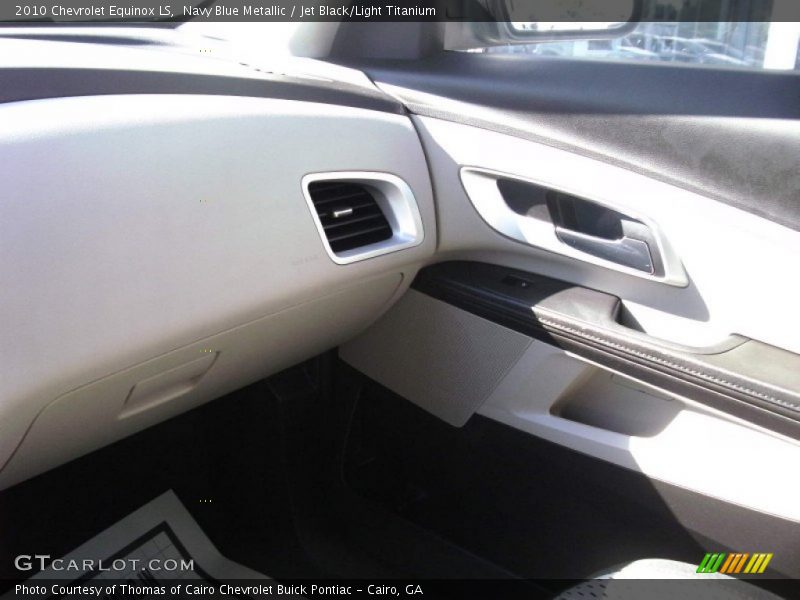 Navy Blue Metallic / Jet Black/Light Titanium 2010 Chevrolet Equinox LS