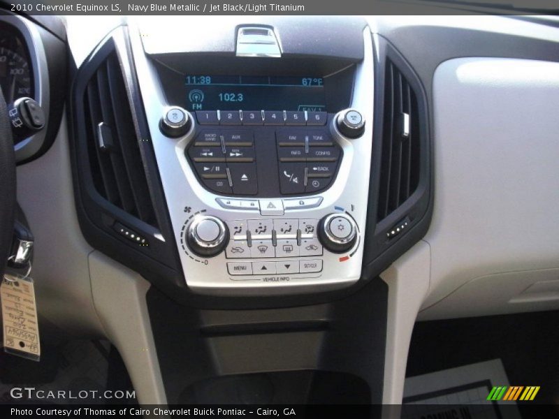 Navy Blue Metallic / Jet Black/Light Titanium 2010 Chevrolet Equinox LS