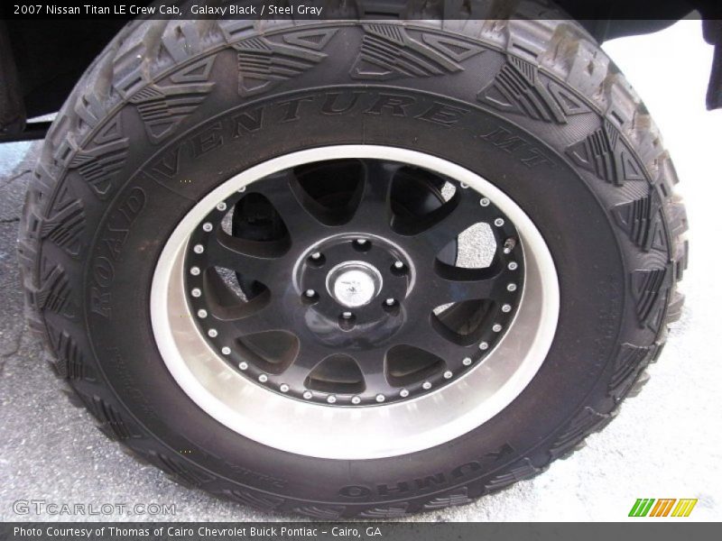 Custom Wheels of 2007 Titan LE Crew Cab