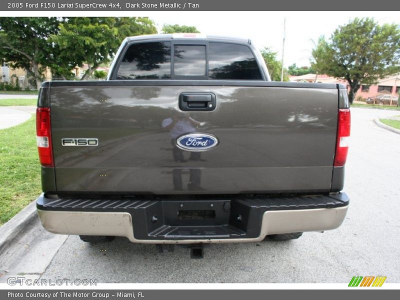 Dark Stone Metallic / Tan 2005 Ford F150 Lariat SuperCrew 4x4