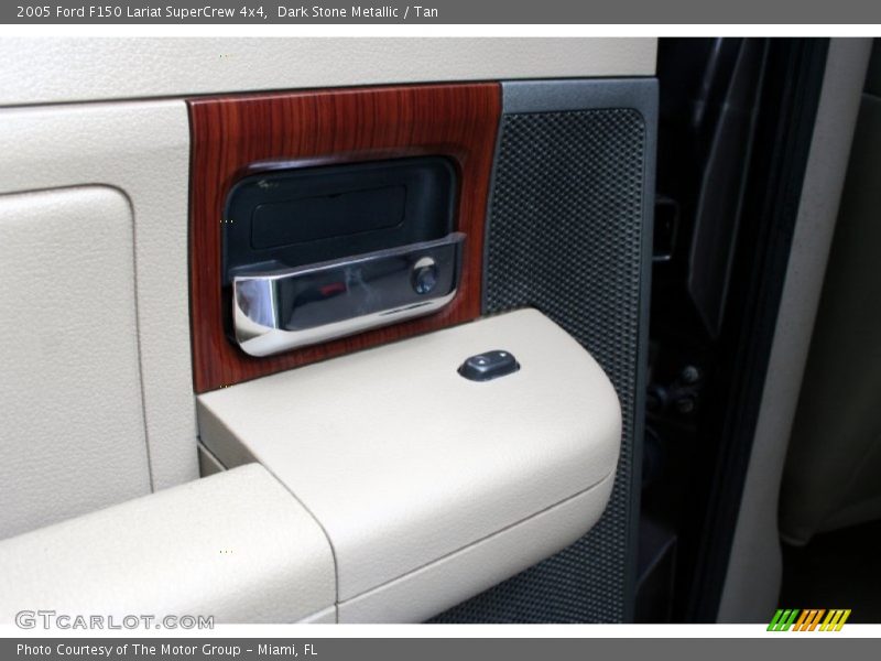 Dark Stone Metallic / Tan 2005 Ford F150 Lariat SuperCrew 4x4