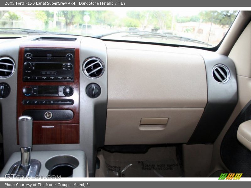 Dark Stone Metallic / Tan 2005 Ford F150 Lariat SuperCrew 4x4