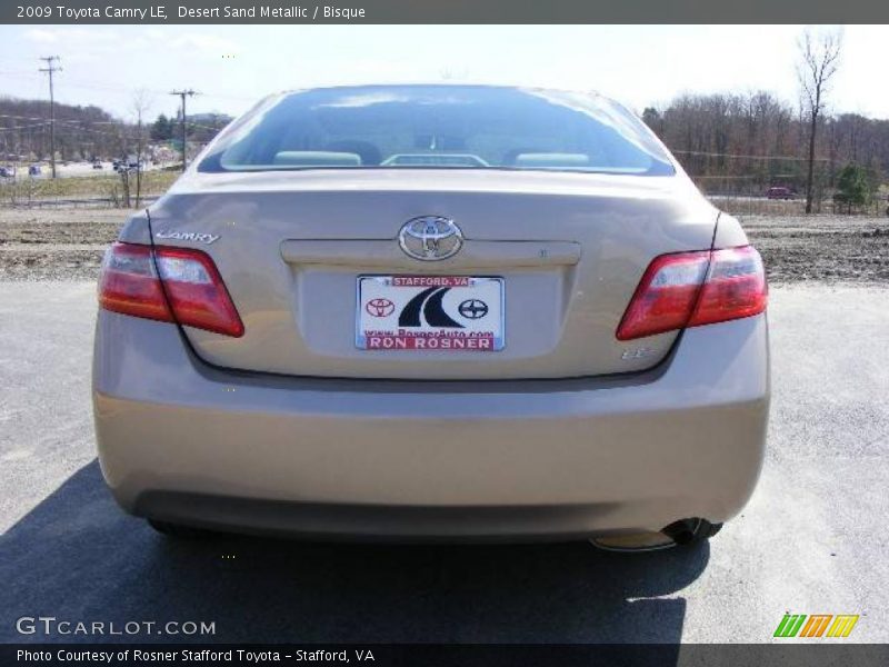 Desert Sand Metallic / Bisque 2009 Toyota Camry LE