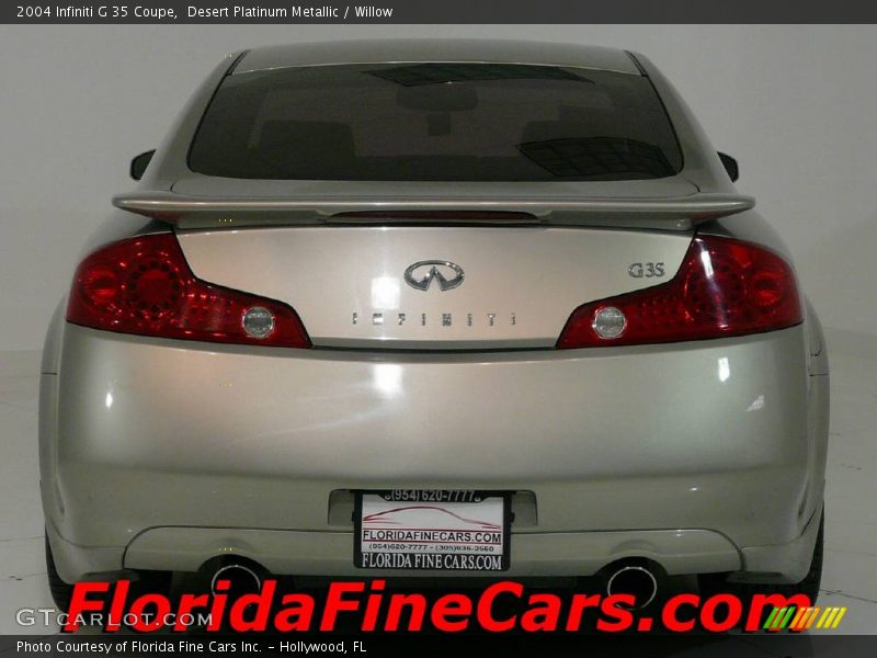 Desert Platinum Metallic / Willow 2004 Infiniti G 35 Coupe