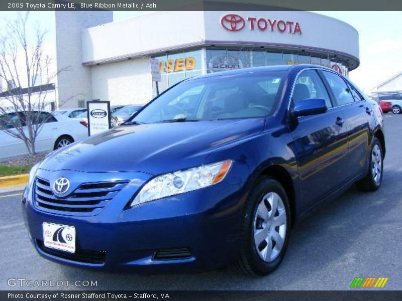 Blue Ribbon Metallic / Ash 2009 Toyota Camry LE