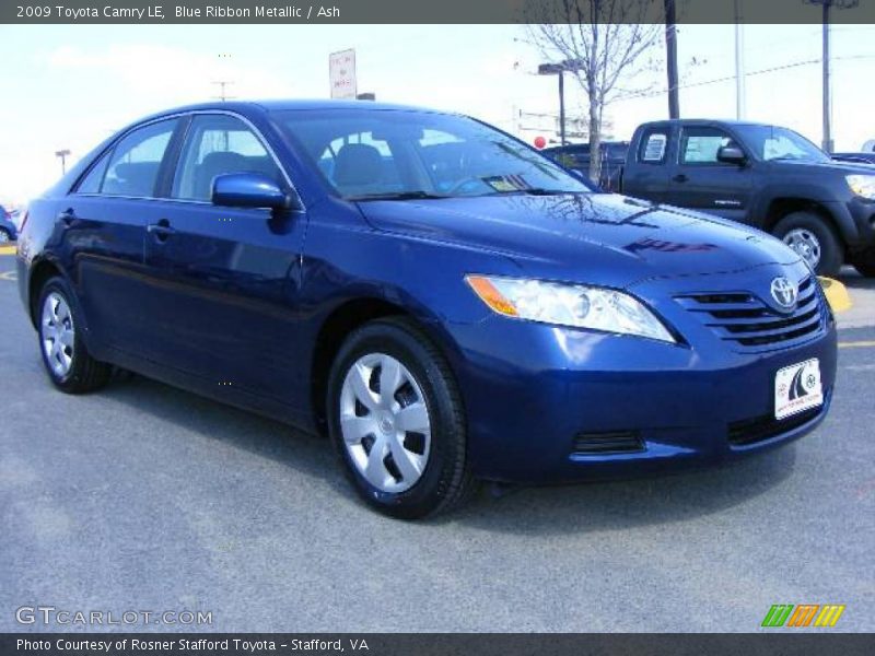 Blue Ribbon Metallic / Ash 2009 Toyota Camry LE