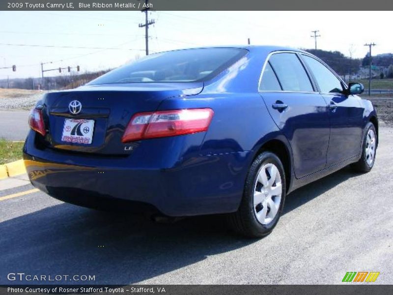Blue Ribbon Metallic / Ash 2009 Toyota Camry LE