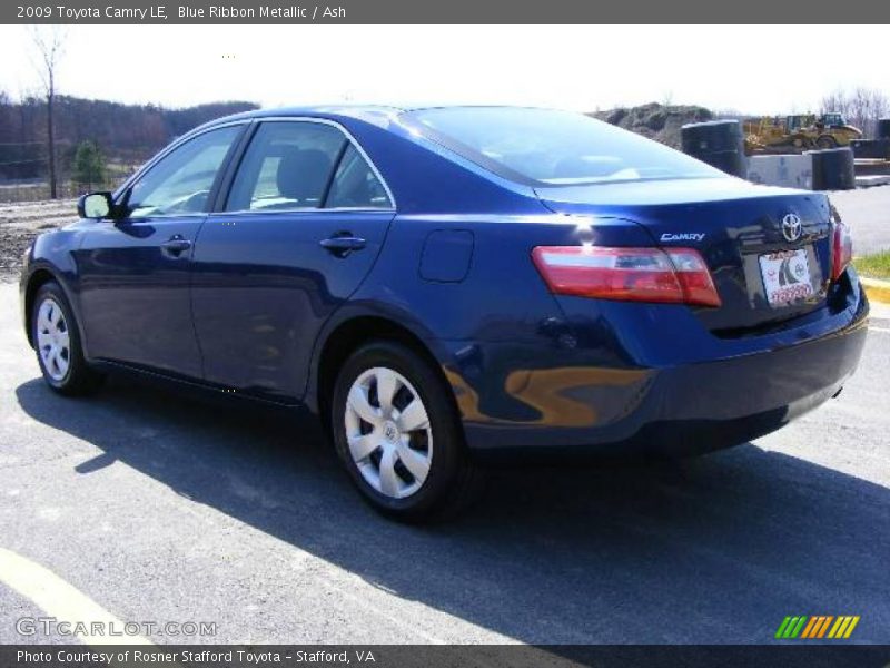 Blue Ribbon Metallic / Ash 2009 Toyota Camry LE