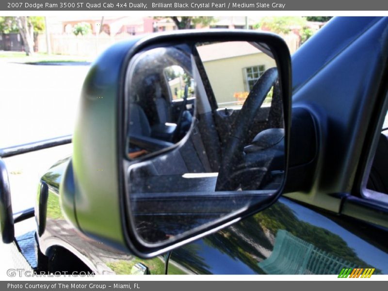 Brilliant Black Crystal Pearl / Medium Slate Gray 2007 Dodge Ram 3500 ST Quad Cab 4x4 Dually