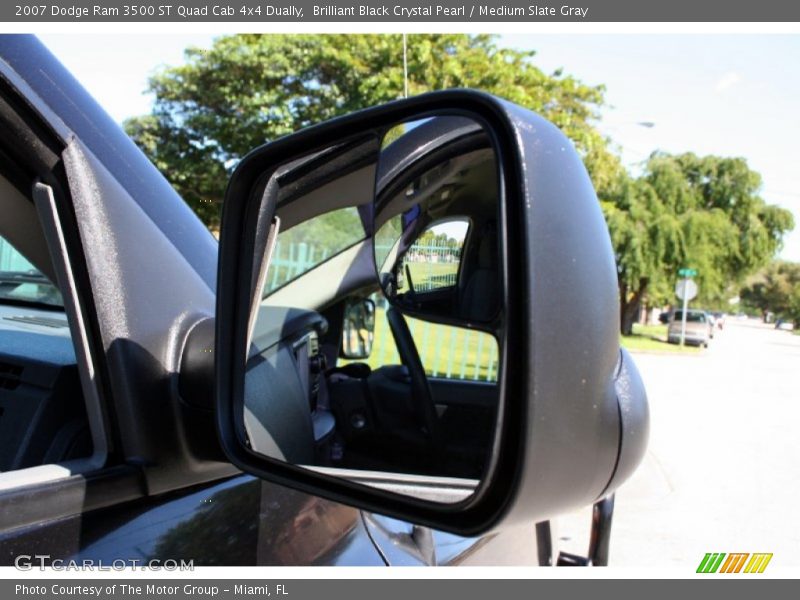 Brilliant Black Crystal Pearl / Medium Slate Gray 2007 Dodge Ram 3500 ST Quad Cab 4x4 Dually
