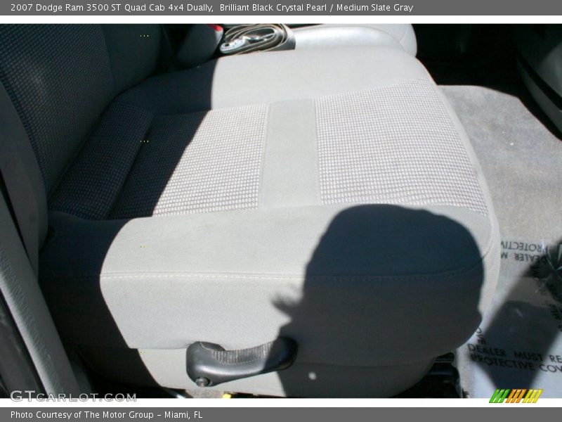 Brilliant Black Crystal Pearl / Medium Slate Gray 2007 Dodge Ram 3500 ST Quad Cab 4x4 Dually