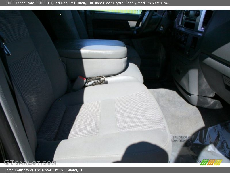 Brilliant Black Crystal Pearl / Medium Slate Gray 2007 Dodge Ram 3500 ST Quad Cab 4x4 Dually