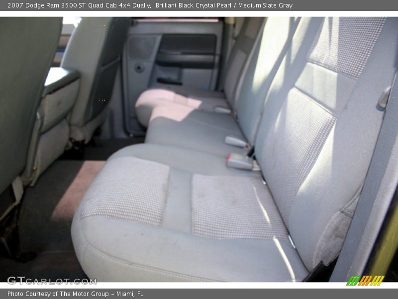 Brilliant Black Crystal Pearl / Medium Slate Gray 2007 Dodge Ram 3500 ST Quad Cab 4x4 Dually