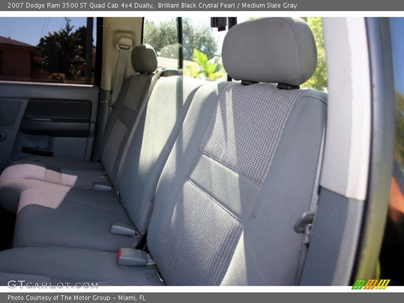 Brilliant Black Crystal Pearl / Medium Slate Gray 2007 Dodge Ram 3500 ST Quad Cab 4x4 Dually
