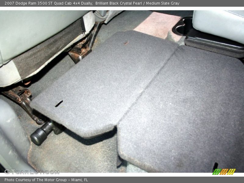 Brilliant Black Crystal Pearl / Medium Slate Gray 2007 Dodge Ram 3500 ST Quad Cab 4x4 Dually