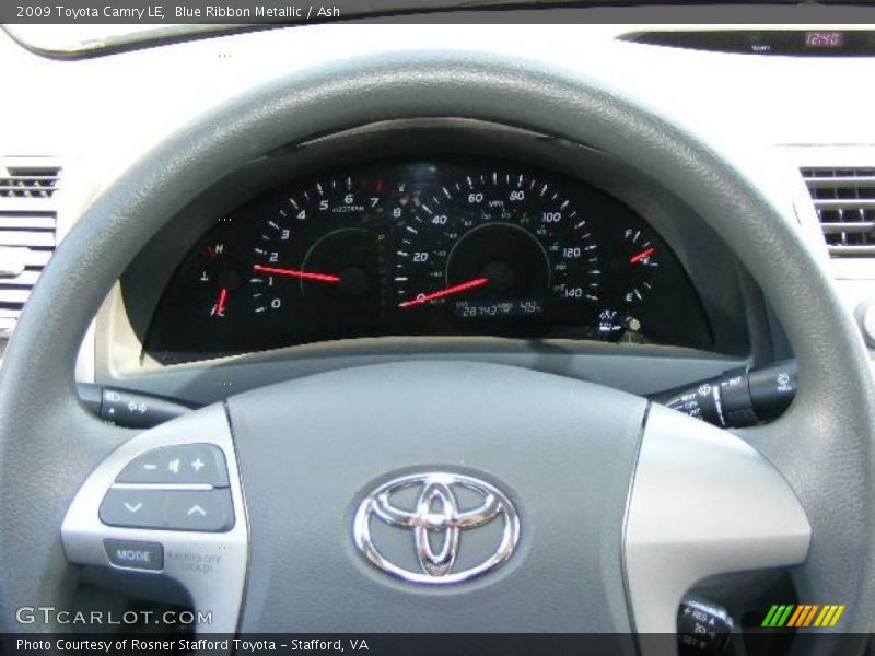 Blue Ribbon Metallic / Ash 2009 Toyota Camry LE