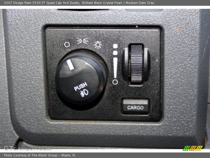 Brilliant Black Crystal Pearl / Medium Slate Gray 2007 Dodge Ram 3500 ST Quad Cab 4x4 Dually