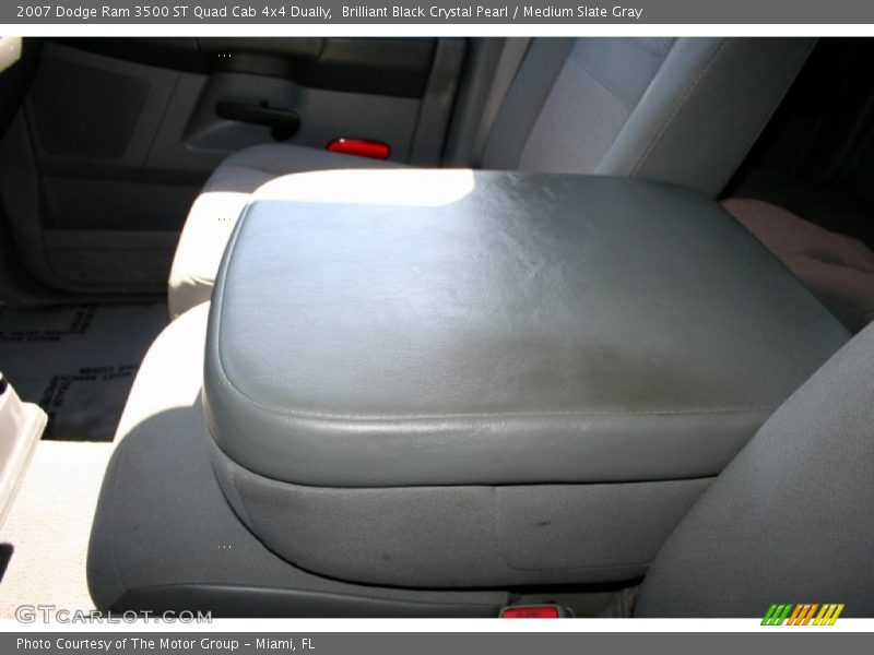 Brilliant Black Crystal Pearl / Medium Slate Gray 2007 Dodge Ram 3500 ST Quad Cab 4x4 Dually