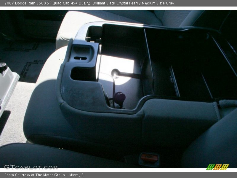 Brilliant Black Crystal Pearl / Medium Slate Gray 2007 Dodge Ram 3500 ST Quad Cab 4x4 Dually
