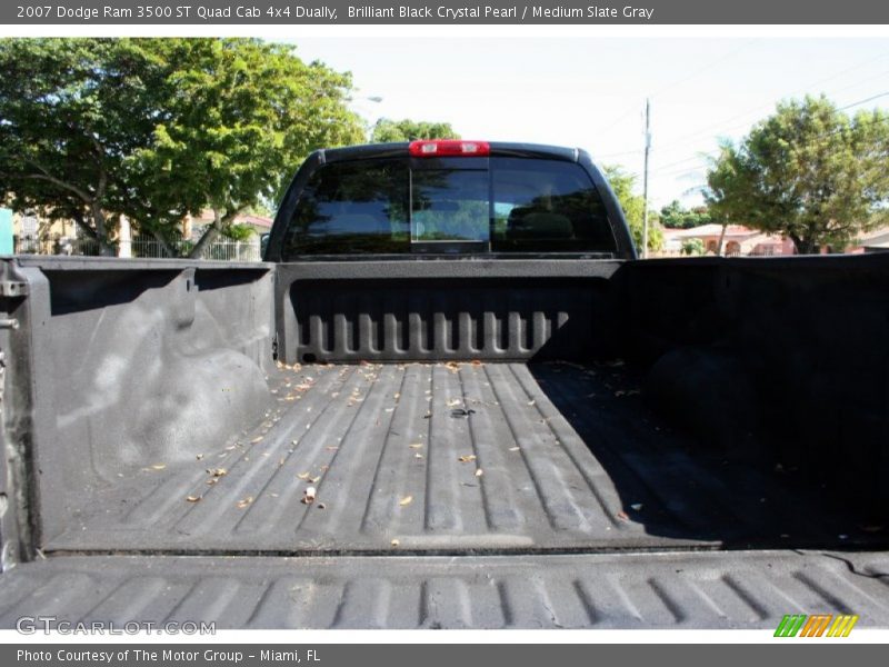 Brilliant Black Crystal Pearl / Medium Slate Gray 2007 Dodge Ram 3500 ST Quad Cab 4x4 Dually